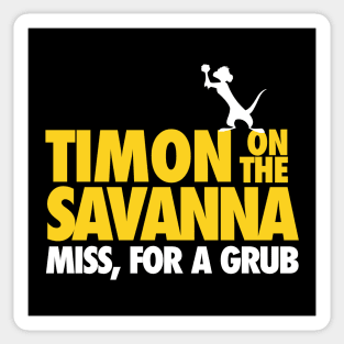 Timon on the Savannah Sticker